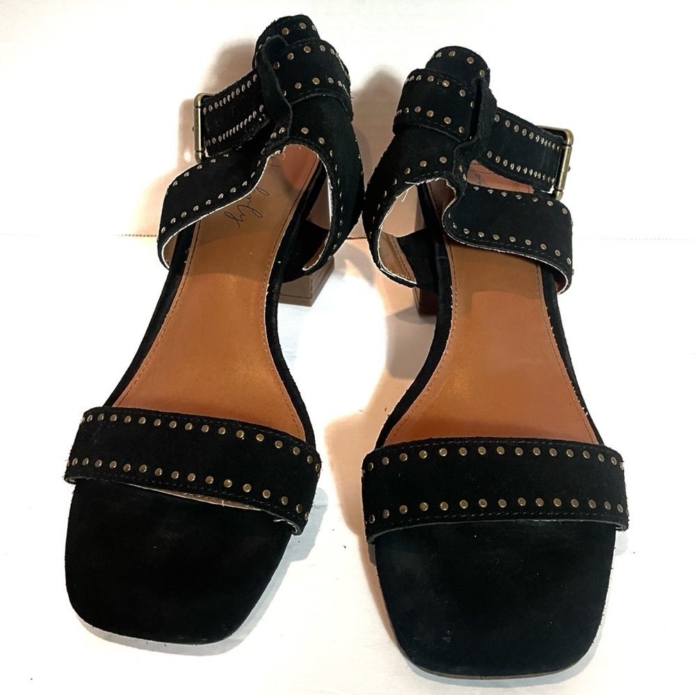 Wonderly Black Studded Block Heel Sandals Ankle Strap Boho Chic Summer
Size 9M - Picture 4 of 10